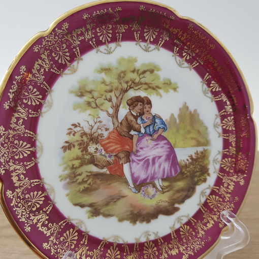 Plato Decorativo Pequeño Porcelana Limoges
