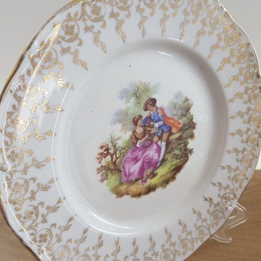 Plato Porcelana Digoin-Francia
