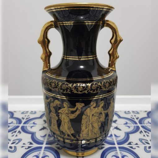 Jarrón Cerámica Neofitou - Grecia. Oro 24K