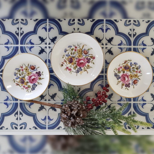 Pocillos Pequeños Porcelana Royal Worcester - Imagen 2