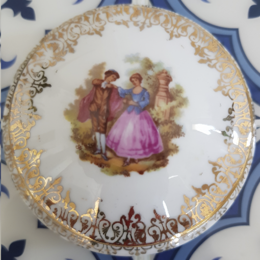 Joyero Porcelana Limoges – Francia - Imagen 2