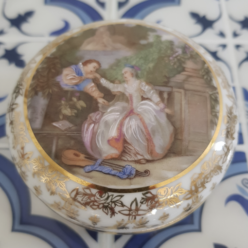 Joyero Porcelana Limoge – Francia - Imagen 2