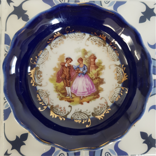 Plato Decorativo Pequeño Porcelana Limoges