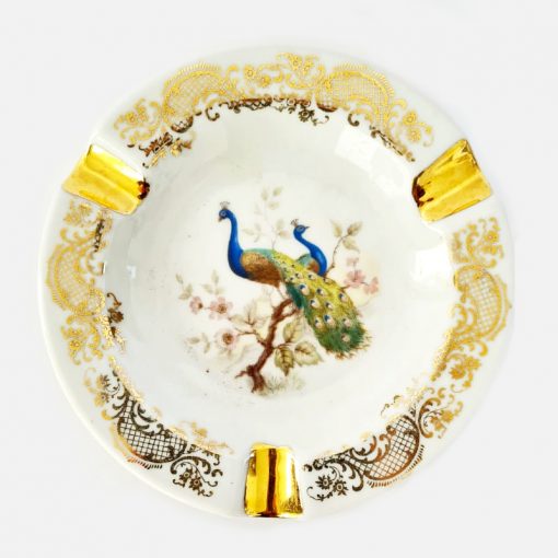 Cenicero Peacock Limoges Vintage