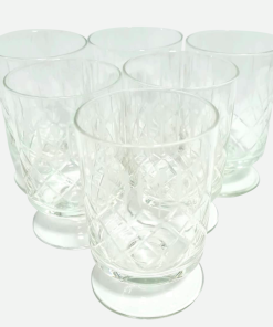 6 Copas Vino Blanco - Cristal