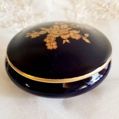 Alternative view of Joyero Blue Cobalt Porcelana Limoges