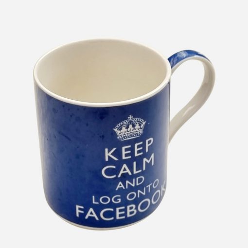 Tazón Inglés Keep Calm Azul