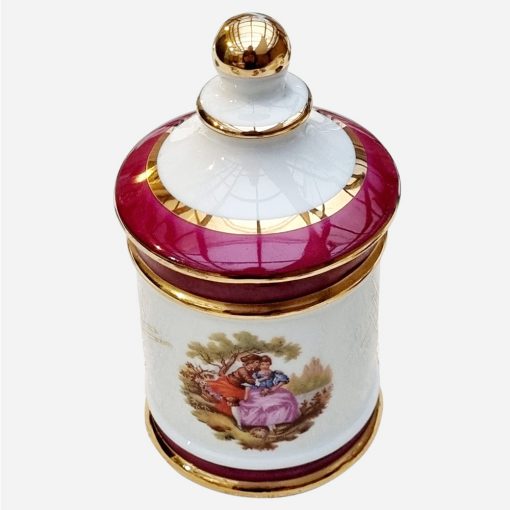 Contenedor Mediano Porcelana Limoges Romance