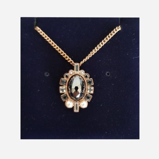 Colgante Swarovski Rose Gold Perlas