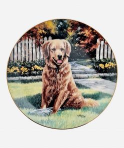 Plato Decorativo Hamilton Collection-1992 Man's Best Friend