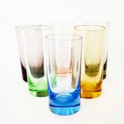 6 Vasos Shot Vidrio-Vintage