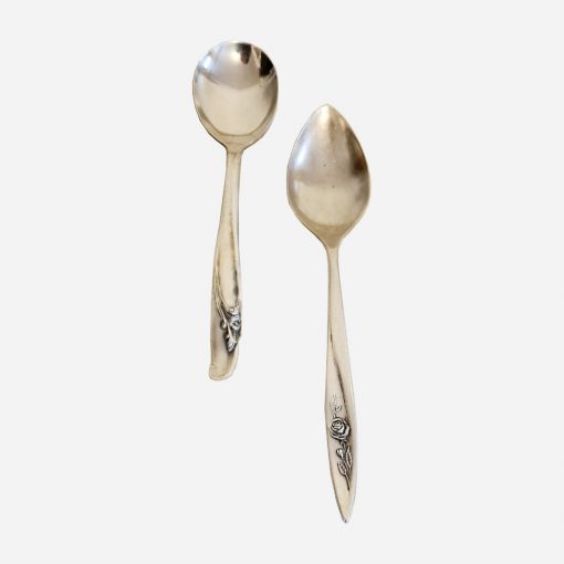 Cucharitas Te Inglesas Bañadas en Plata