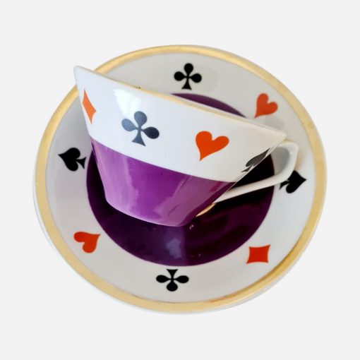 Dúo de Té Porcelana Polaca Chodziez