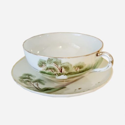 Dúo de Té Porcelana Japonesa