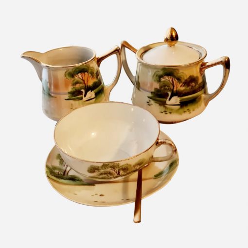 Lechero Porcelana Japonesa - Imagen 2