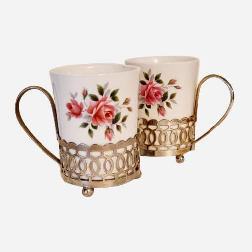 Par de Tacitas Inglesas para Espresso