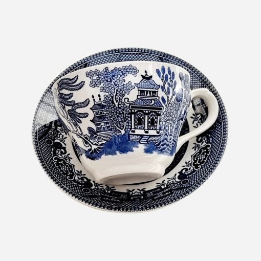 Dúo de Té Inglés Willow Blue Broadhurst - Imagen 2