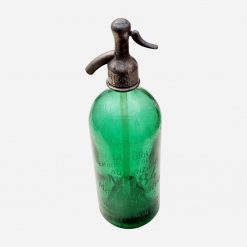 Botella Sifón Vintage Vidrio Verde 750cc