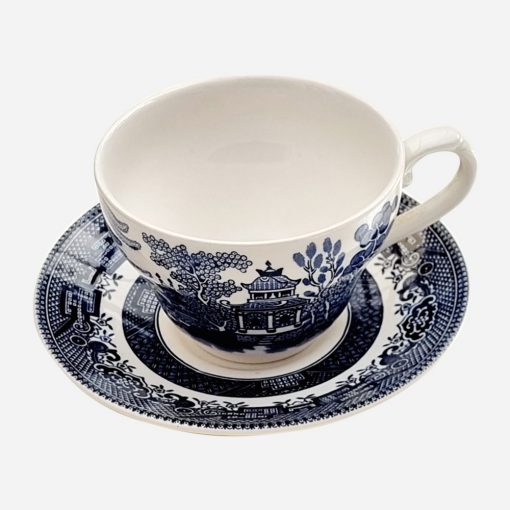 Dúo de Té Inglés Willow Blue Broadhurst