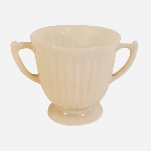 Copón Milk Glass Ivory