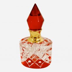 Perfumero Cristal Color Rojo