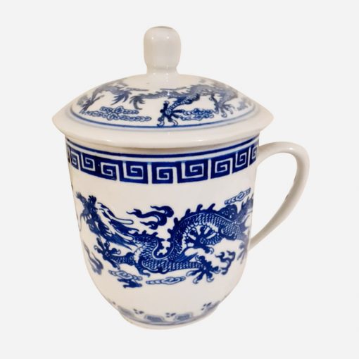 Tazón Porcelana China para Té con Tapa