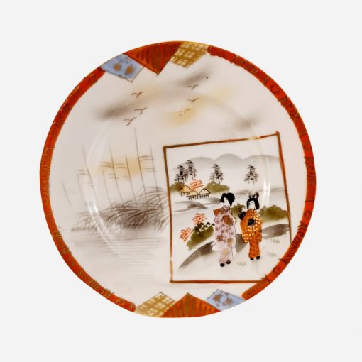 Juego 6 Platos de Pan Porcelana Japón