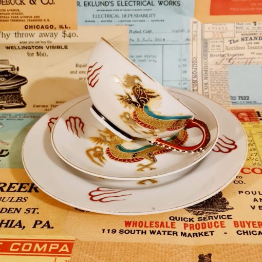 Trío Porcelana Japonesa - Imagen 3