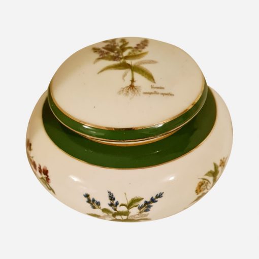 Potiche Porcelana Diseño Botánico - Imagen 2