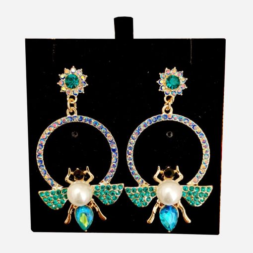 Aros Cristal Betsey Johnson