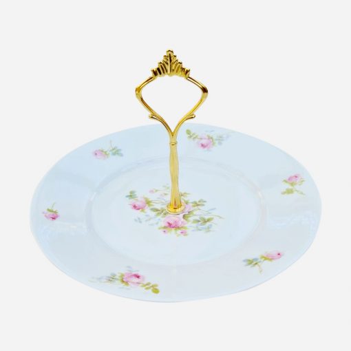 Plato Galletero Alemán Porcelana Feller