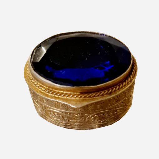 Pastillero Francés Cristal Blue Cobalt
