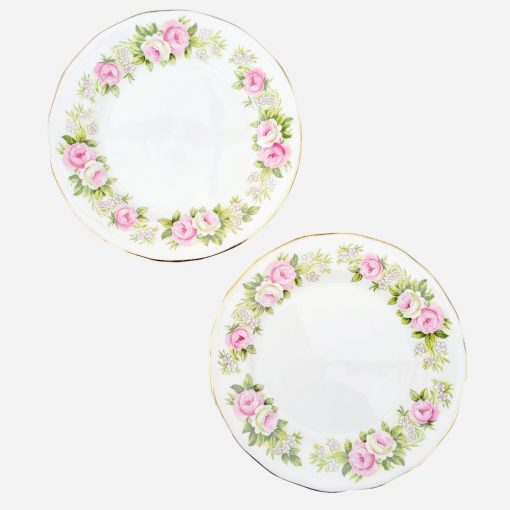 Dúo Platos de Pan Ingleses Colclough