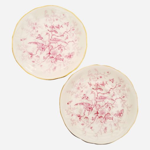 Dúo Platos de Té Ingleses Coalport