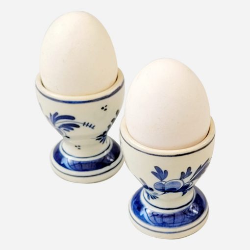 Par de Coquetier Delft Blue