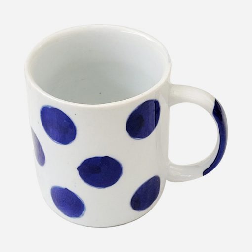 Tazón Inglés Polka Dots Blue Cobalt Sin Sello