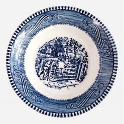 Pocillo Old Farm Gate Currier & Ives Blue by Royal '70.