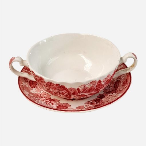 Set 4 Tazas de Consomé Inglesas Wood & Sons English Scenery