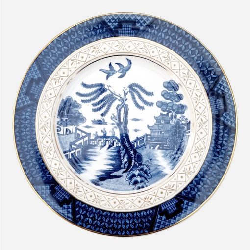 Plato de Pan/Torta Japonés Old Willow Blue Nikko