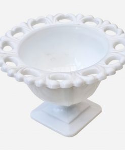 Copón Milk Glass