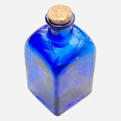 Botella Española Vidrio Blue Cobalt