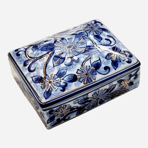 Caja Joyero Porcelana Chinoiserie sin sello
