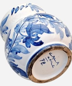 Alternative view of Florero Cerámica Cala Chile Pintado a Mano 1978