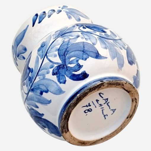 Florero Cerámica Cala Chile Pintado a Mano 1978 - Imagen 2