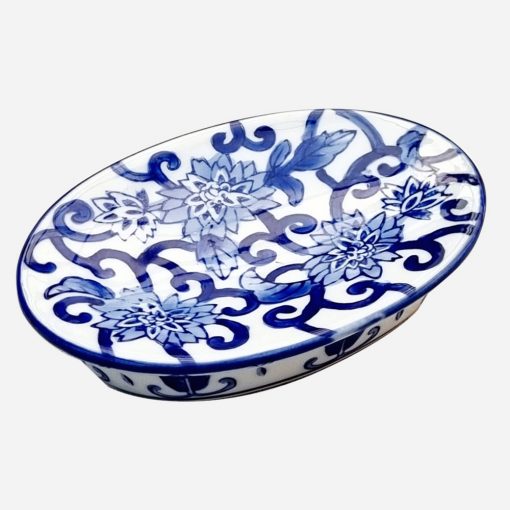 Jabonera Porcelana China Blue & White - Imagen 2