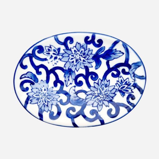 Jabonera Porcelana China Blue & White