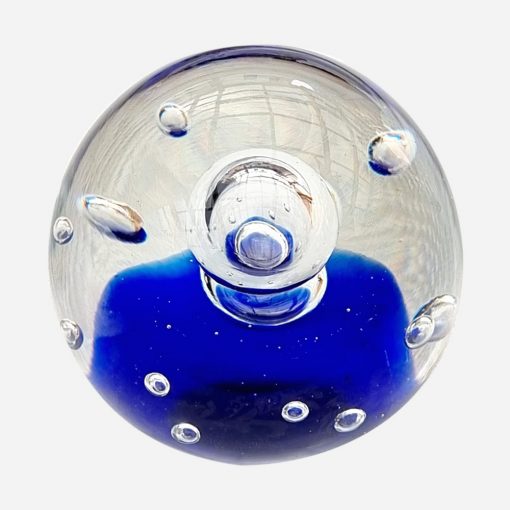 Pisapapeles Murano Blue Cobalt-Blanco