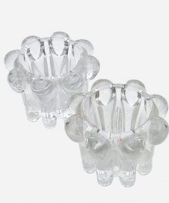 Par de Candelabros Cristal Francés