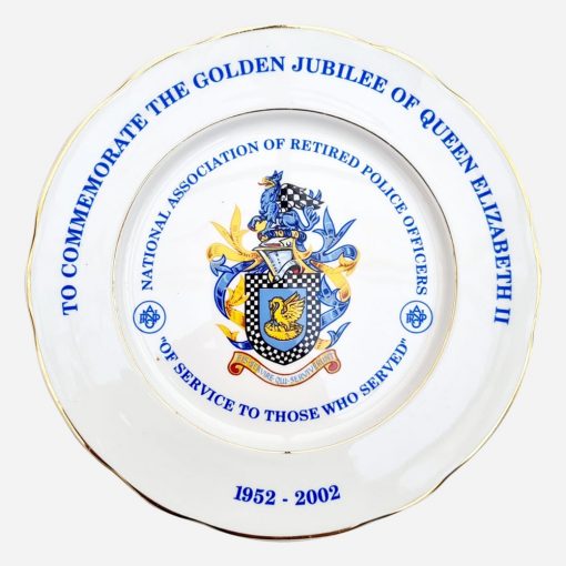Plato Conmemorativo Queen Elizabeth II Golden Jubilee 2002