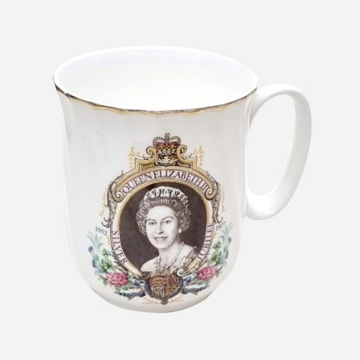 Tazón Conmemorativo Silver Jubilee 1977 Queen Elizabeth II